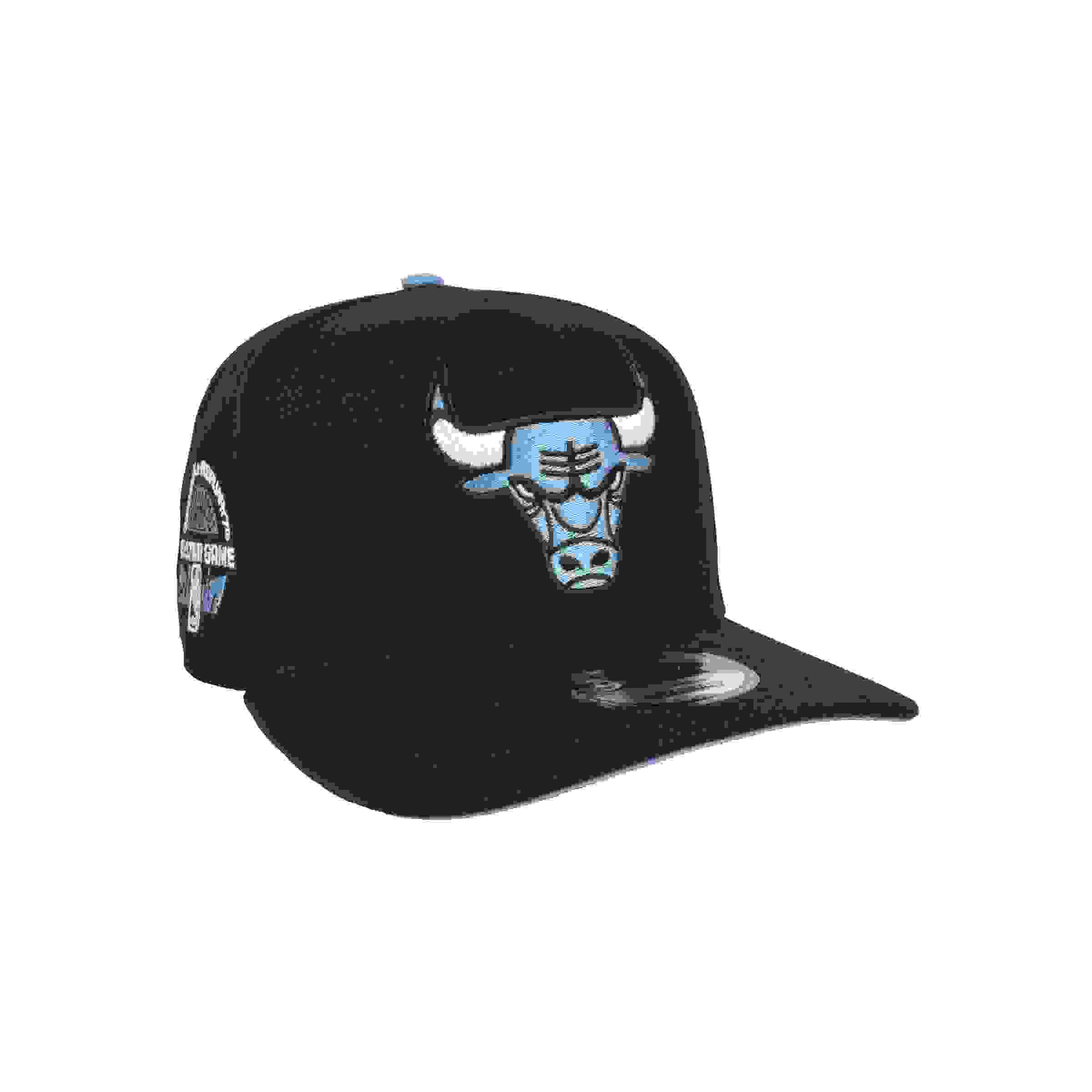 New Era Chicago Bulls 9FIFTY A-Frame XIV Black/Light Blue Snapback Hat